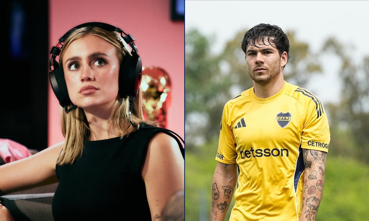 Morena Beltran y Lucas Blondel