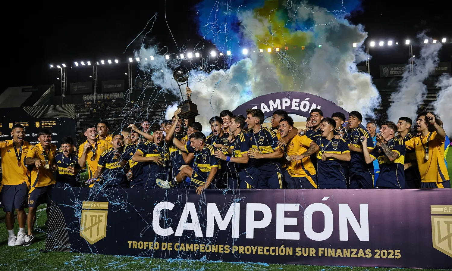 Reserva Boca campeón Trofeo de Campeones 2025