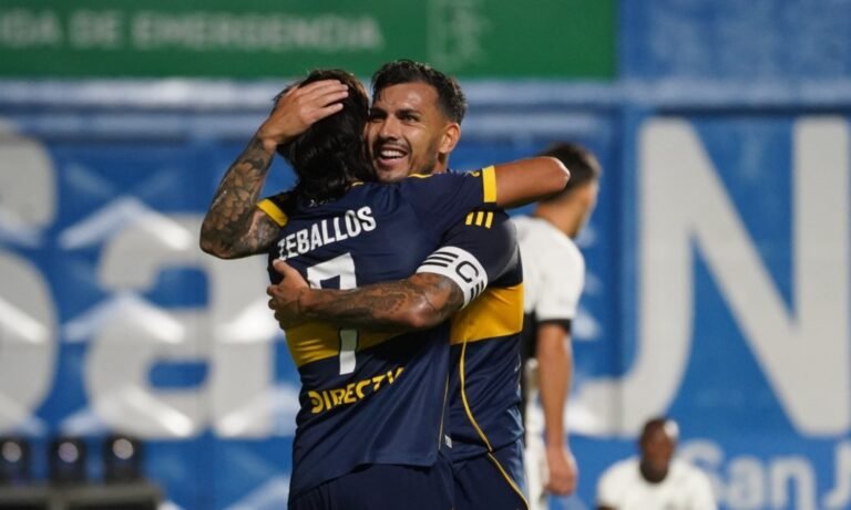 Festejo Boca vs Olimpia
