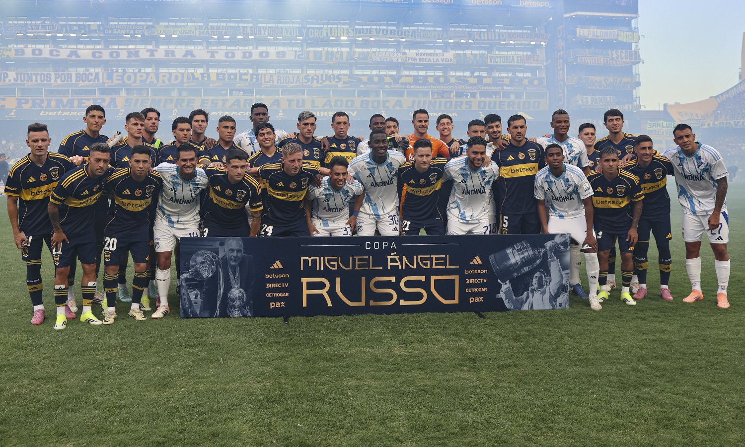 Iniciales Boca vs Millonarios