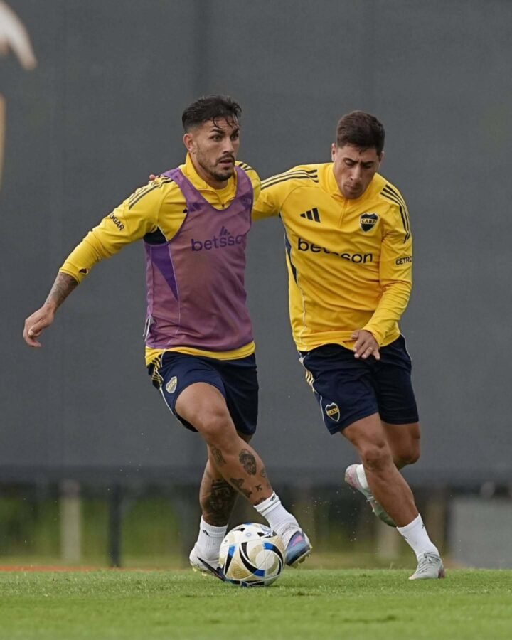 Las dudas de Úbeda en la formación de Boca para recibir a Platense Paredes y Merentiel entrenamiento de Boca