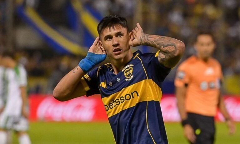 Adam Bareiro festejo Topo Gigio Boca 24226