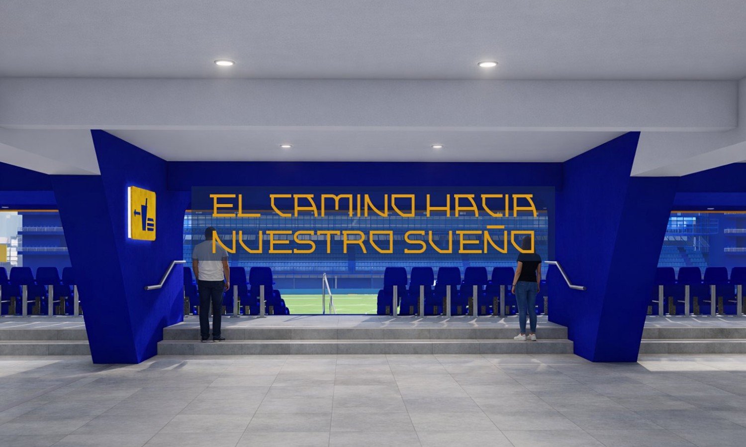 Boca nueva obra platea L La Bombonera