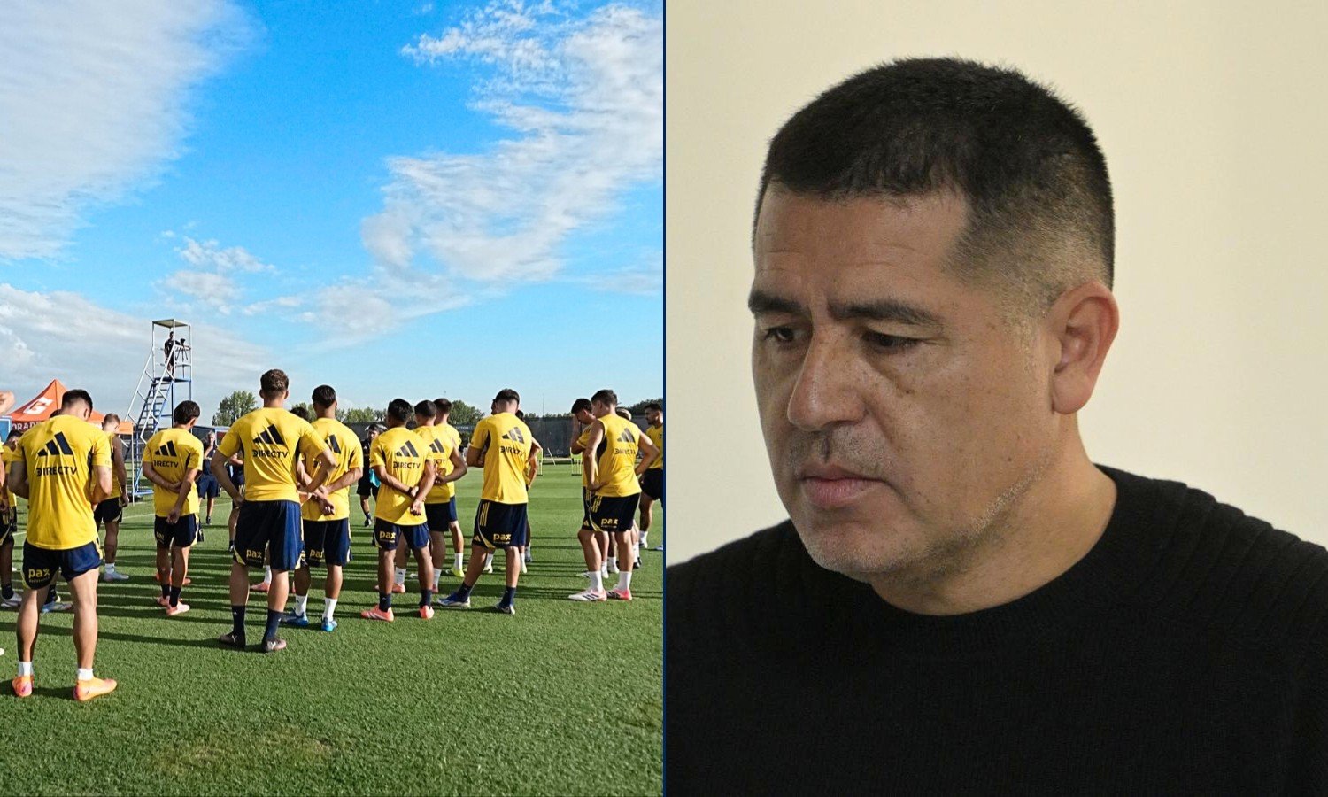 Tras la derrota ante Vélez, Riquelme se reunió con el plantel de Boca Riquelme reunión plantel Boca