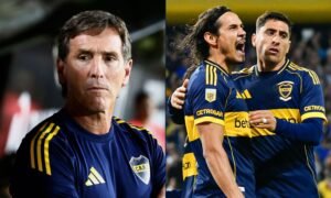 Claudio Úbeda analiza poner a Edinson Cavani y Miguel Merentiel en Boca vs Racing