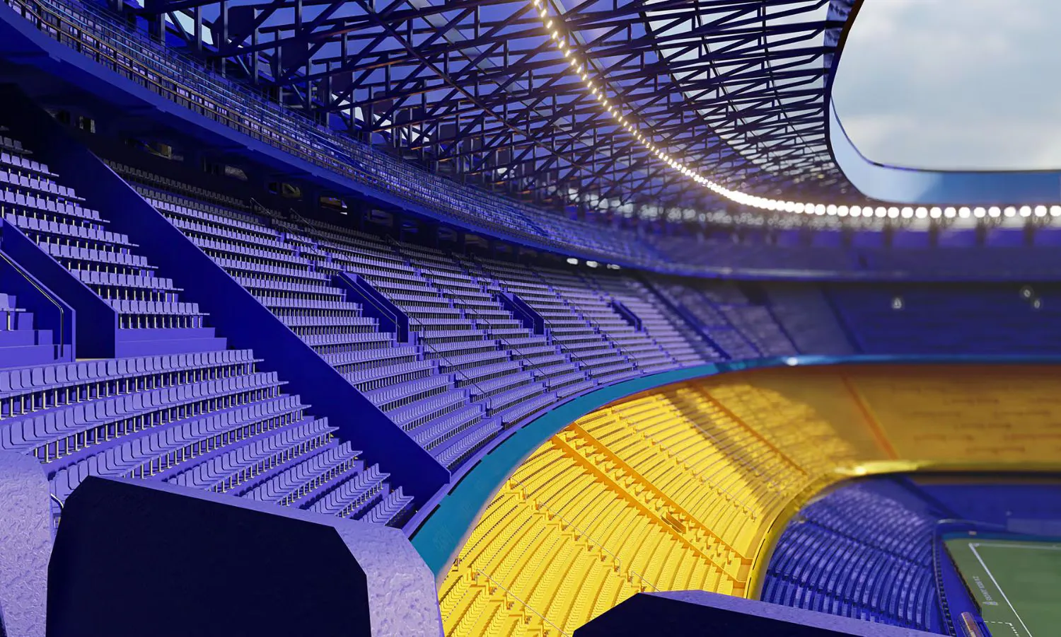 Cuarta bandera Bombonera 80 mil