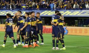 Le faltó golear: Boca ganó y gustó ante Instituto Festejo Boca vs Instituto