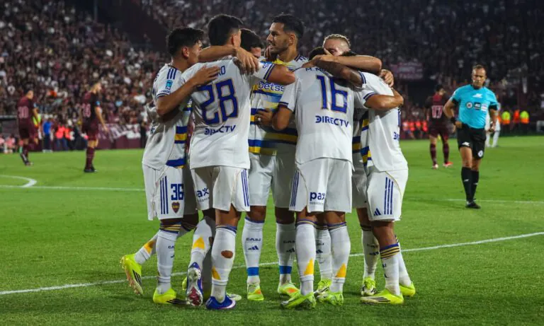 Festejo Boca vs Lanús Apertura 2026