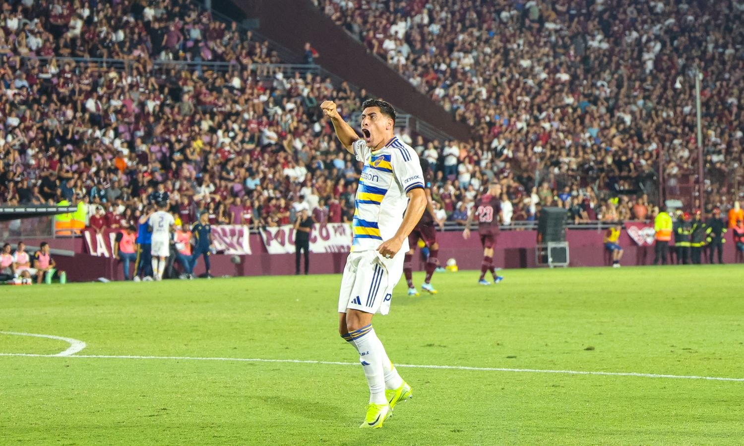 Gol Miguel Merentiel Boca vs Lanús Apertura 2026