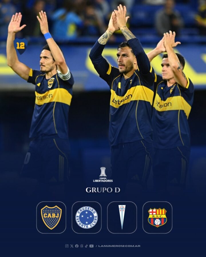 Rivales Boca fase de grupos Copa Libertadores 2026