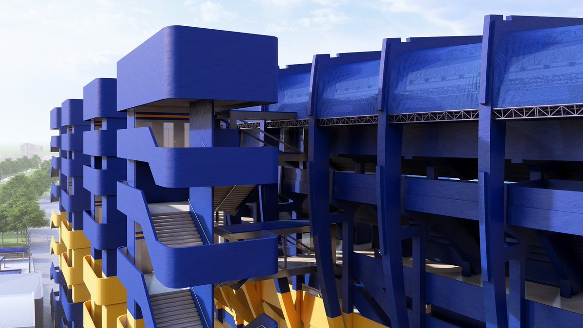 Las imágenes oficiales del proyecto de ampliación de La Bombonera y el comunicado del club Nuevas torres de acceso a La Bombonera