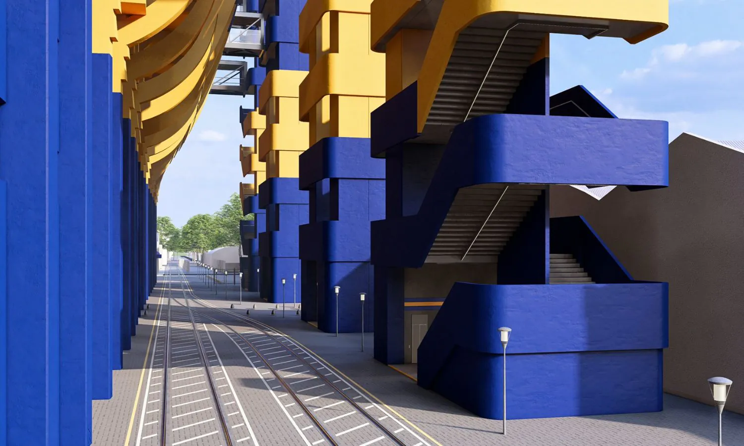 Nuevas torres de acceso a La Bombonera