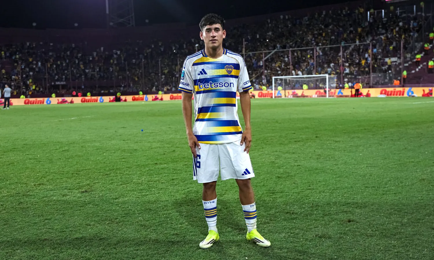 La felicidad de Tomás Aranda tras la goleada de Boca ante Lanús Tomás Aranda Boca vs Lanús Apertura 2026