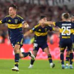 Ander Herrera festejo Boca Superclásico