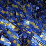 Hinchas de Boca en La Bombonera