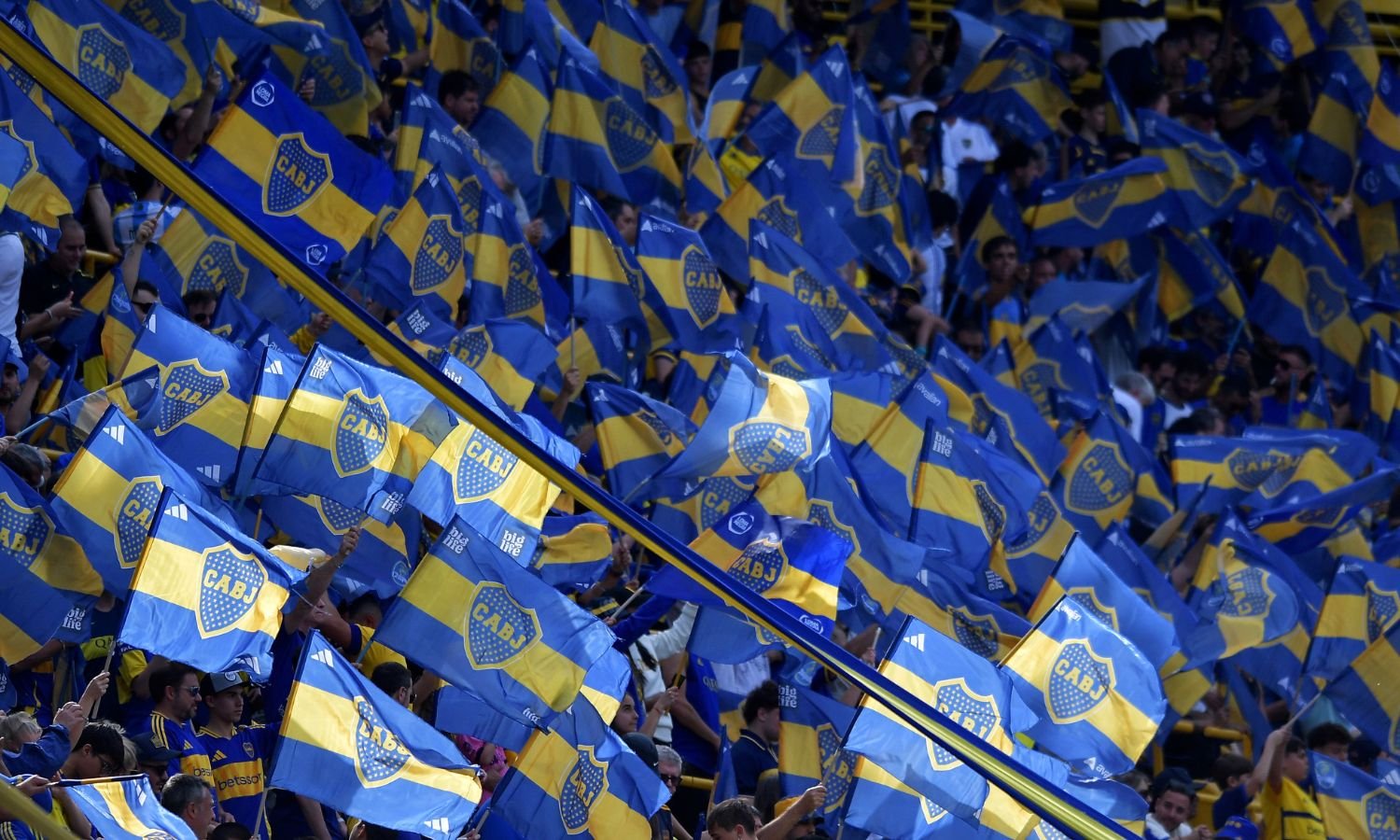 Hinchas de Boca en La Bombonera