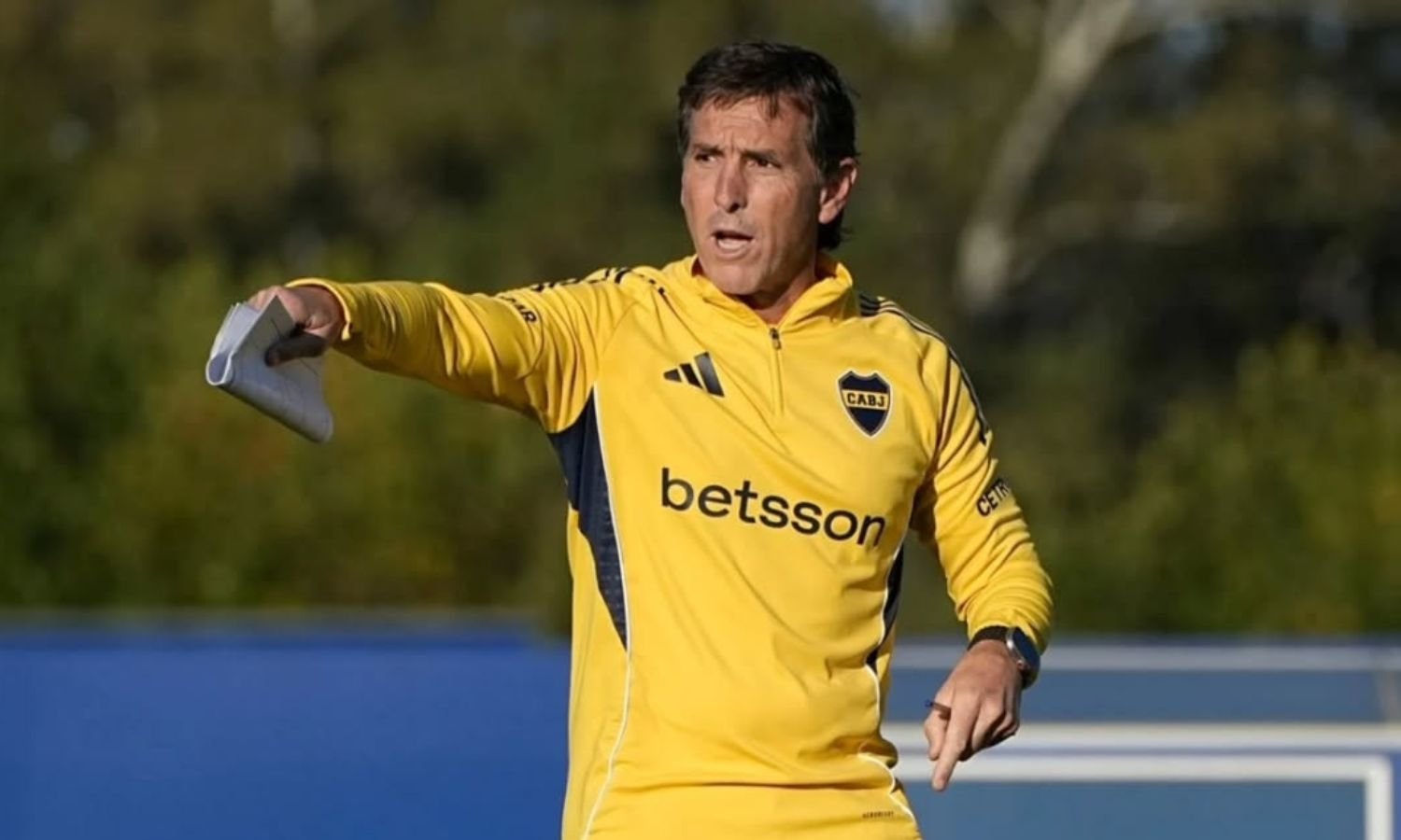 Claudio Úbeda, entrenador de Boca, prepara el Superclásico