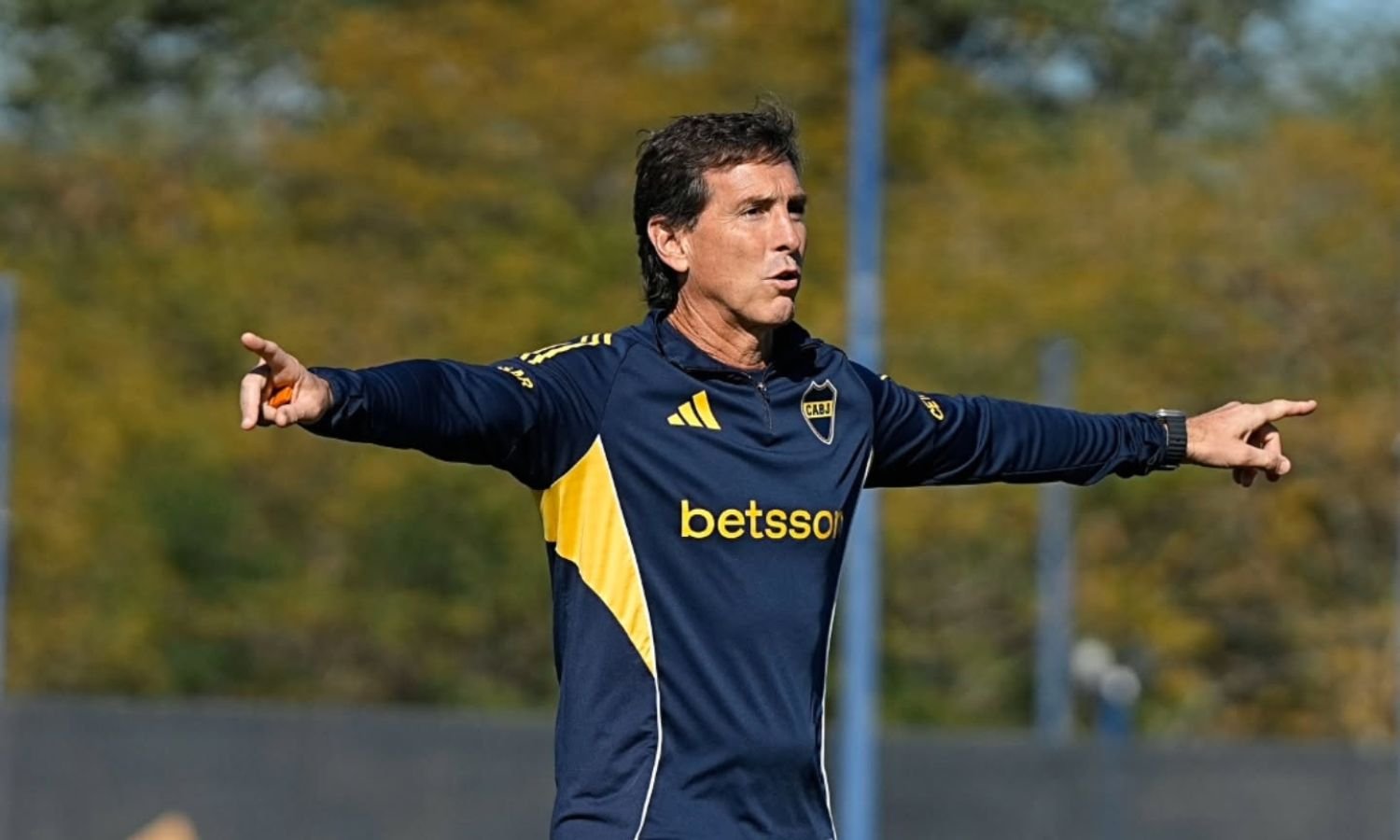 Claudio Úbeda Boca entrenamiento