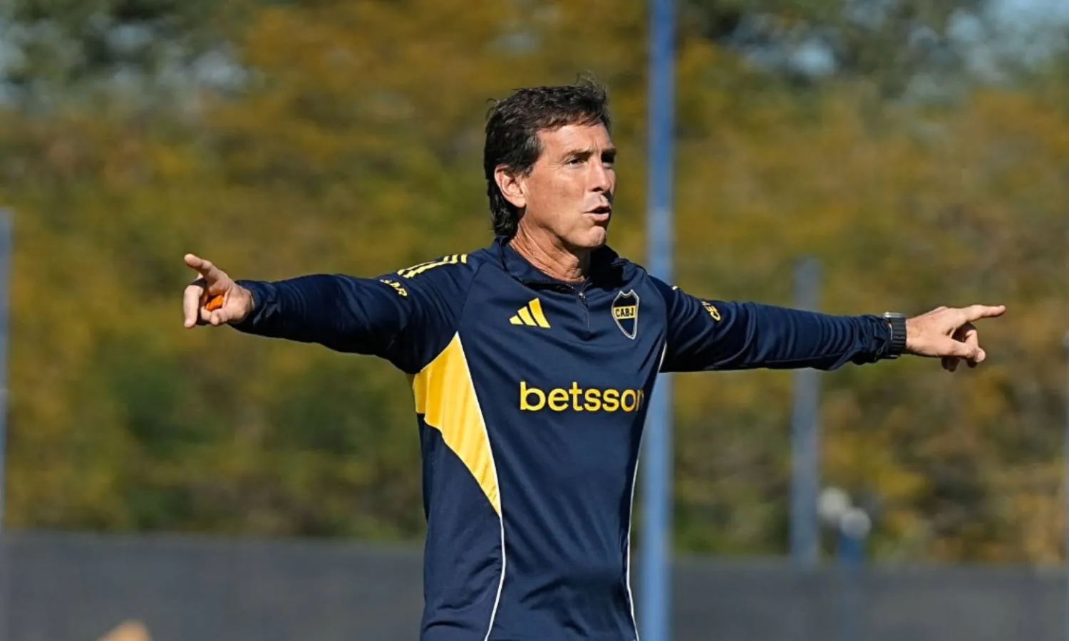 Claudio Úbeda Boca entrenamiento