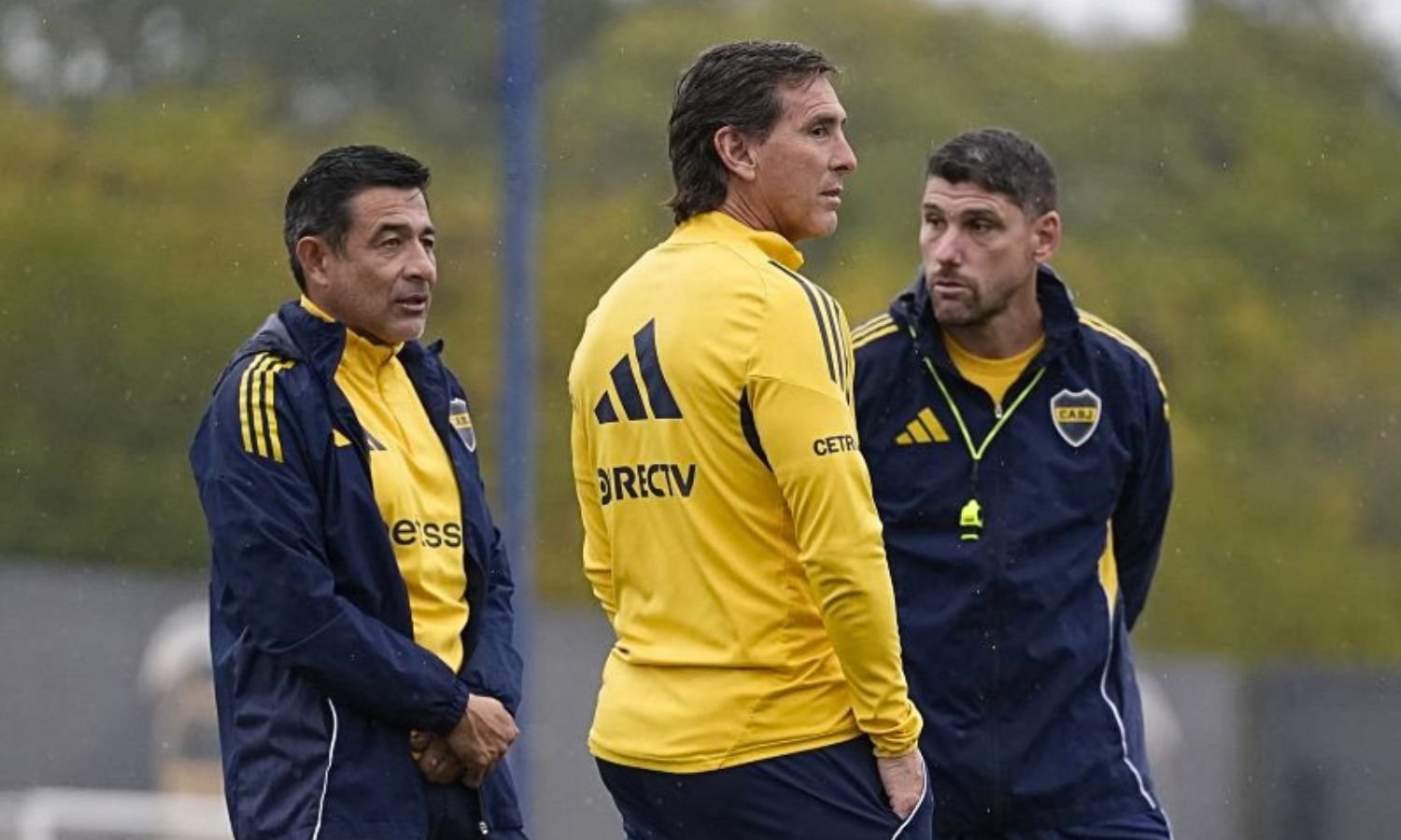 Claudio Úbeda Juvenal Rodríguez y Adrián Gerónimo CT Boca