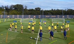 Entrenamiento Boca Predio
