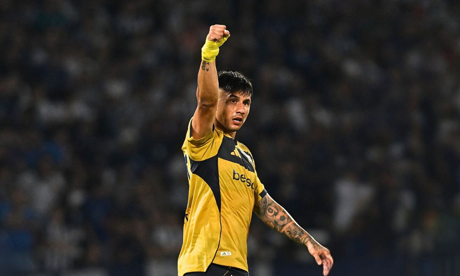 Adam Bareriro convirtió el gol de la victoria de Boca frente a Talleres