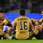 Festejo Leandro Paredes Miguel Merentiel Adam Bareriro Boca