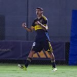 Festejo Leonel Flores reserva Boca vs Platense