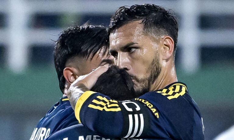 Festejo Paredes Boca vs Defensa y Justicia Apertura 2026