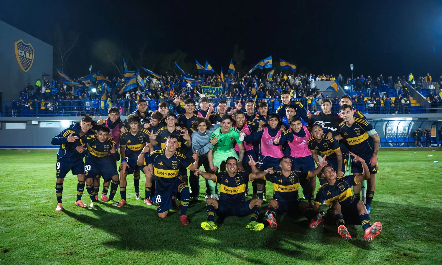 Festejo reserva de Boca vs River Torneo Proyección Apertura 2026