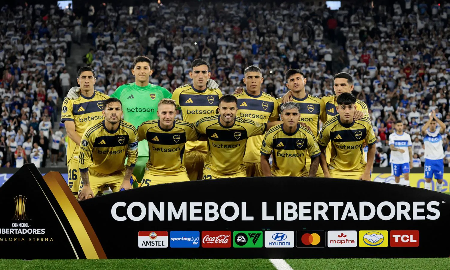 Iniciales Boca vs Universidad Católica F1 Libertadores 2026