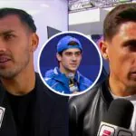 Leandro Paredes y Miguel Merentiel acompañaron a Franco Colapinto en el Road Show