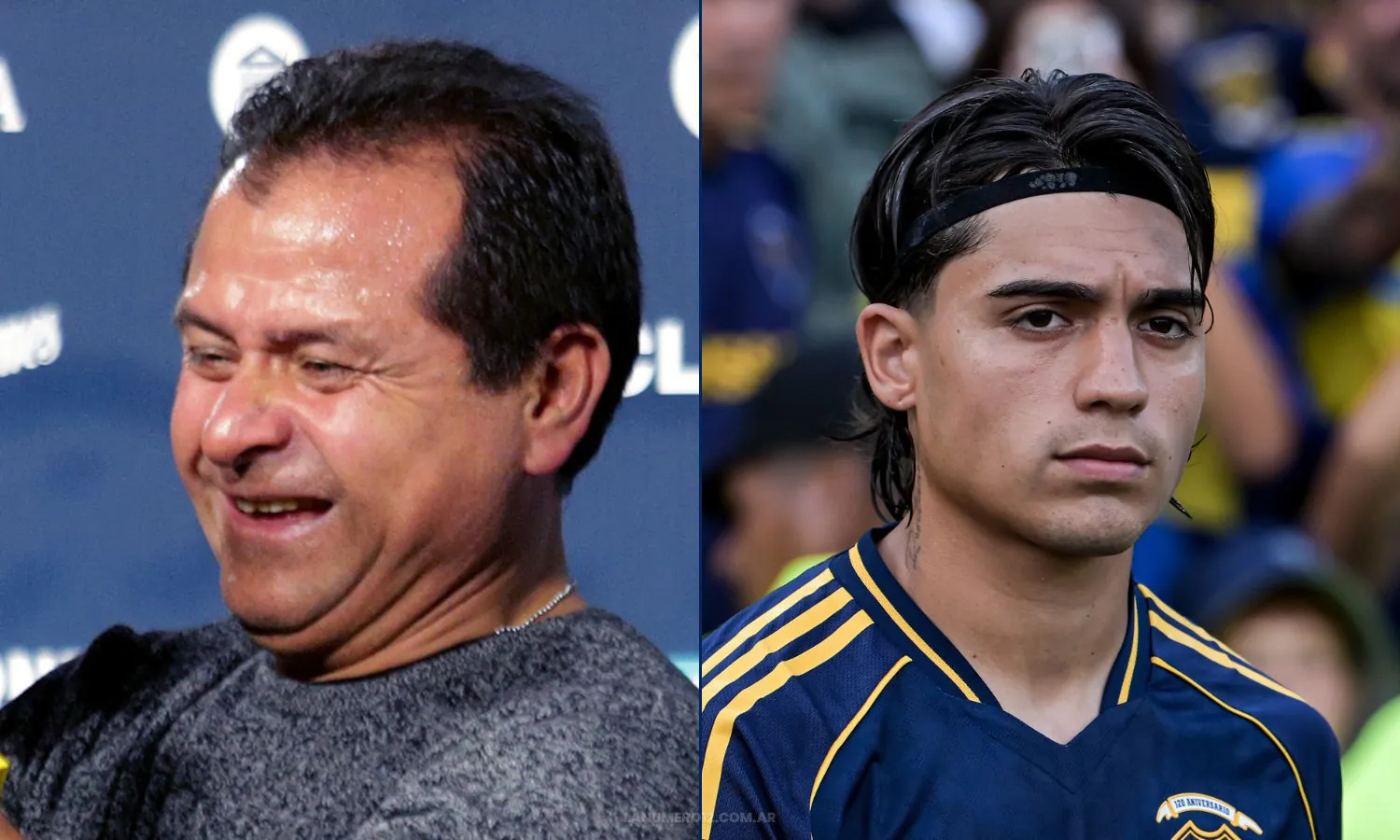 Marcelo Delgado y Exequiel Zeballos Boca