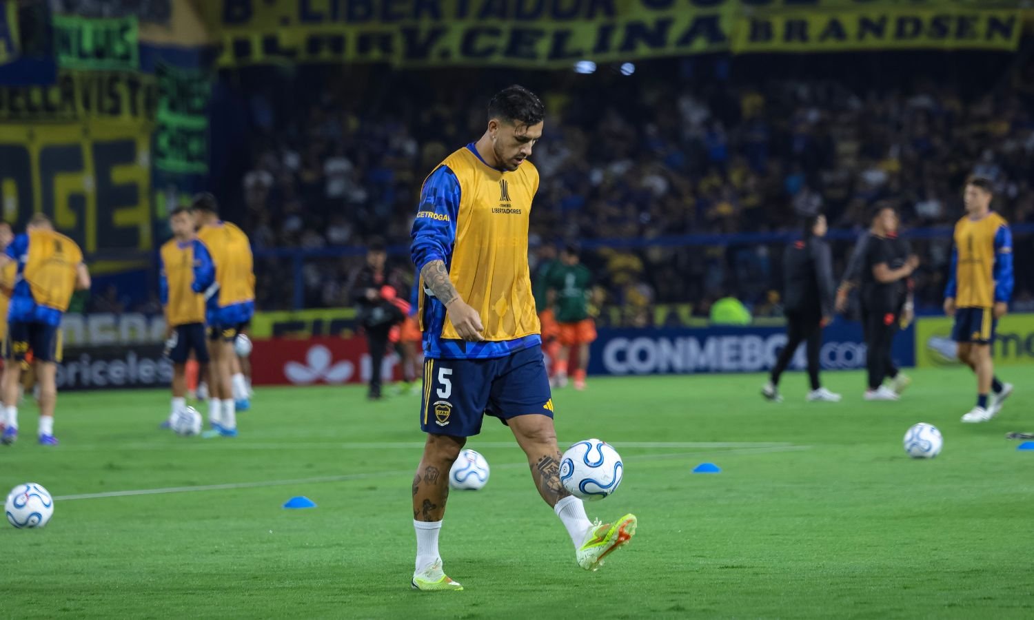 Llega entonado: Boca goleó a Barcelona en la antesala al Superclásico Paredes entrada en calor Boca vs Barcelona SC Libertadores 2026