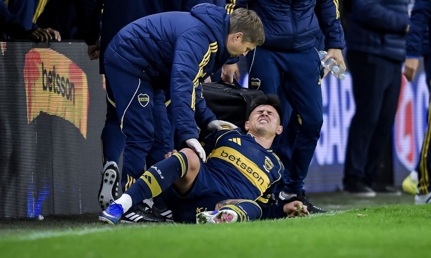 Adam Bareiro lesión Boca