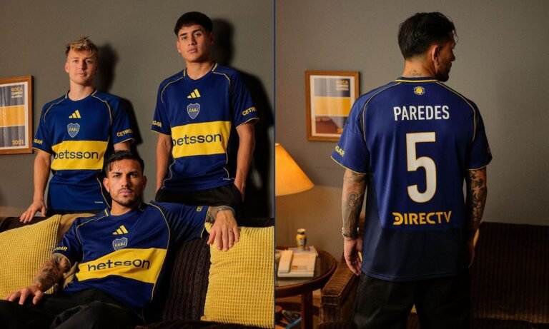 Boca camiseta 25 aniversario Bicampeón de América 2001