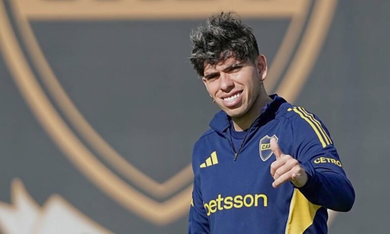 Carlos Palacios entrenamiento Boca