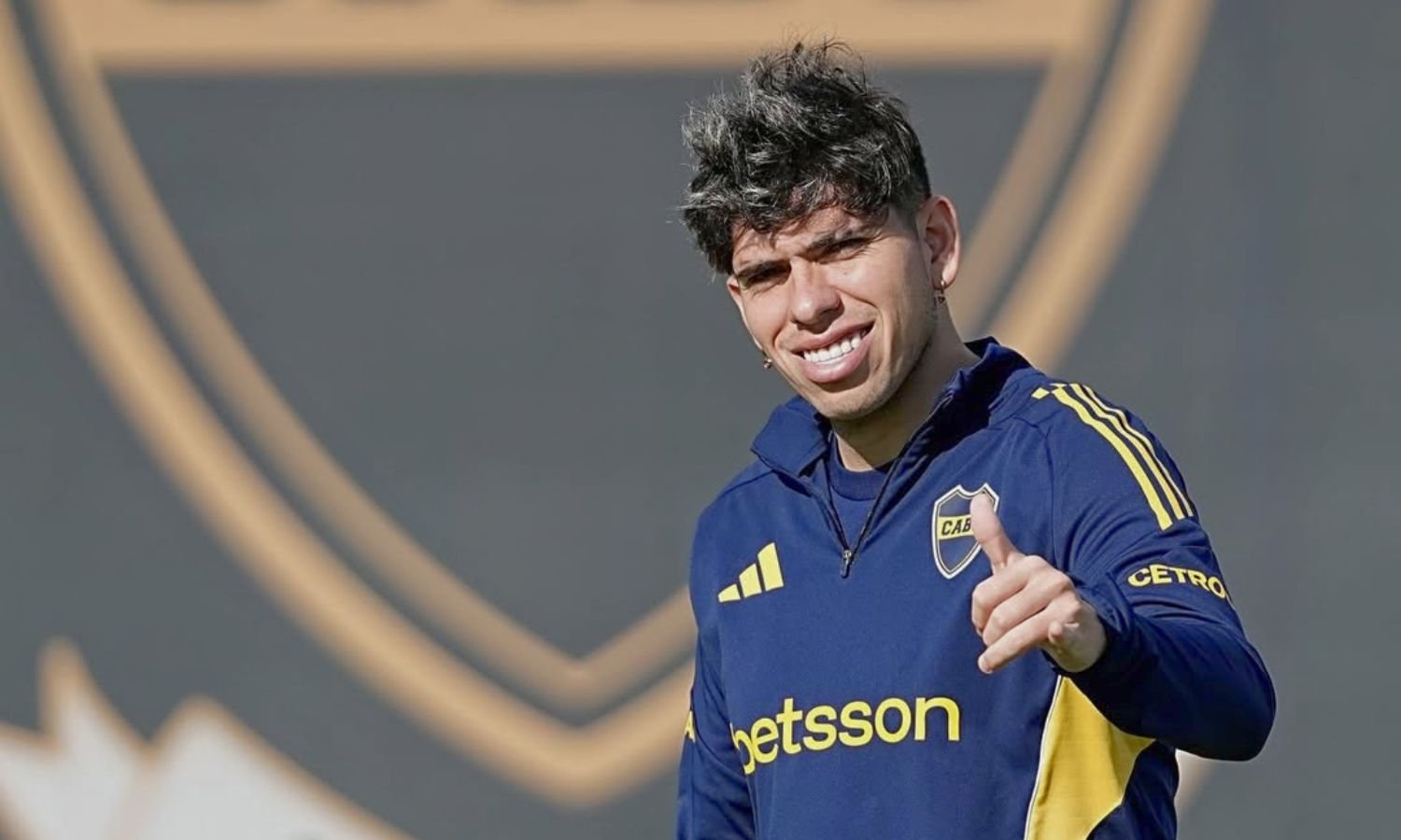 Carlos Palacios entrenamiento Boca