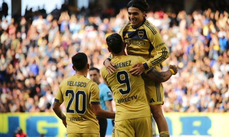Gimenez Festejo Boca vs Central Córdoba Apertura 2026