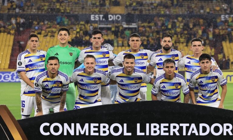 Iniciales Boca vs Barcelona SC