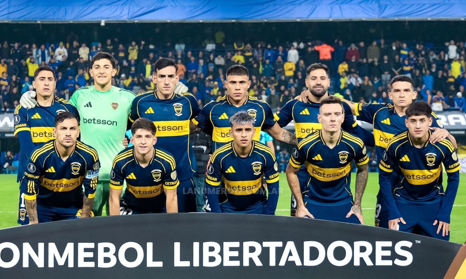 Iniciales Boca vs Cruzeiro Libertadores