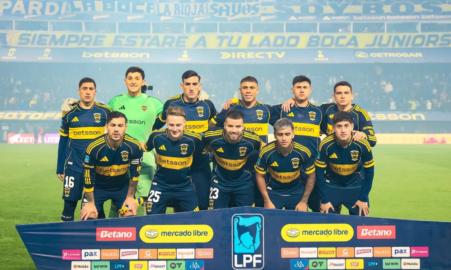 Iniciales Boca vs Huracán