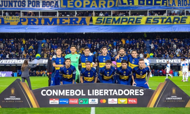 Iniciales Boca vs Universidad Católica Libertadores 2026