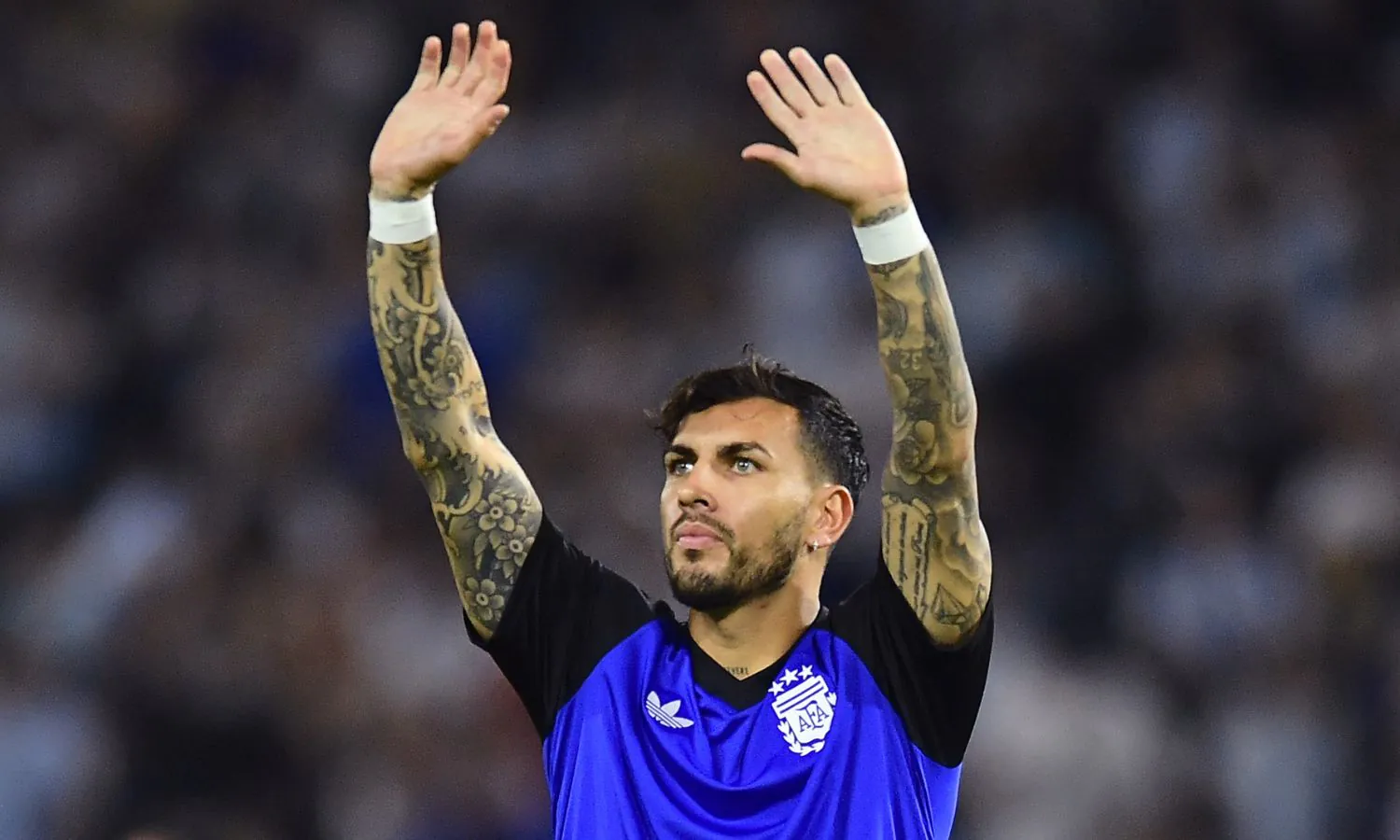 Leandro Paredes, jugador de Boca, en la Selección Argentina