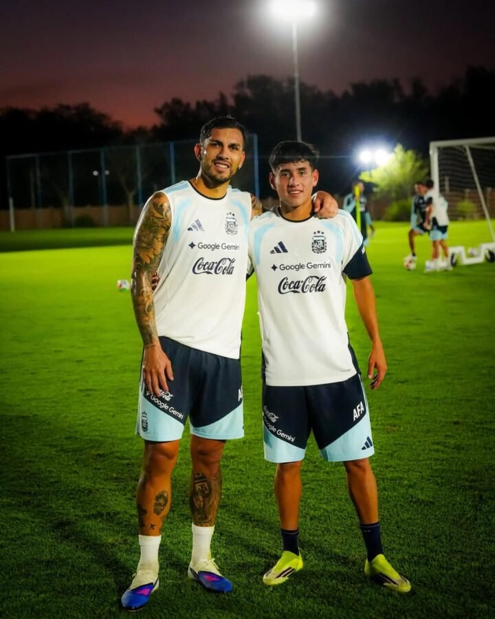 Leandro Paredes y Tomas Aranda Selección Argentina