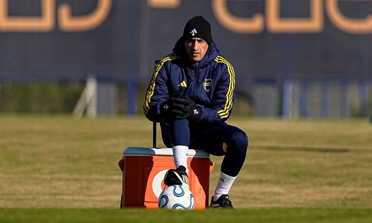 Miguel Merentiel entrenamiento Boca
