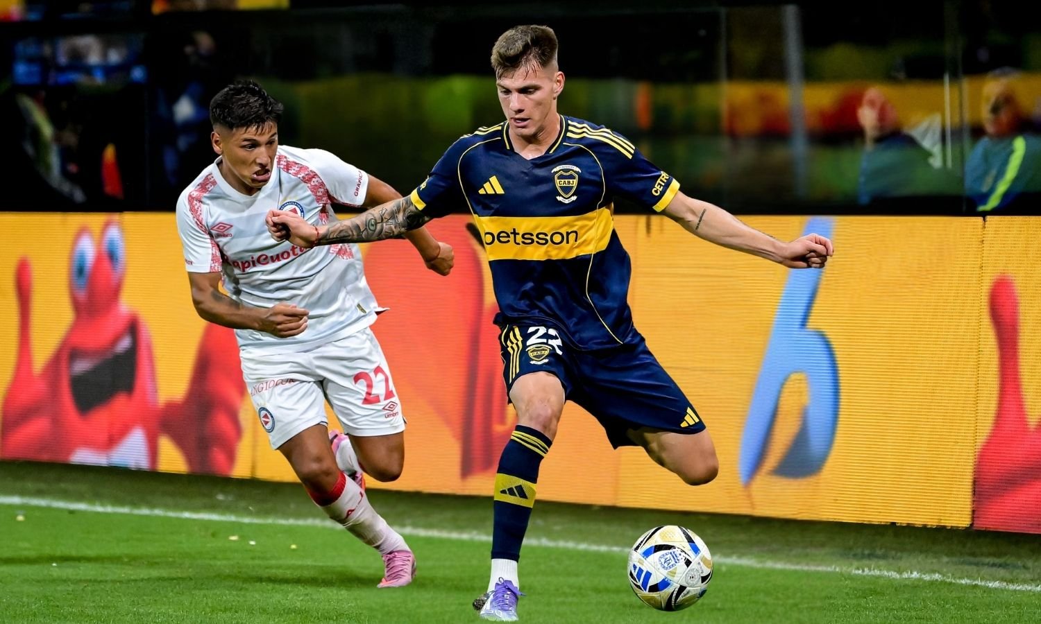 Kevin Zenón y Leandro Lozano Boca vs Argentinos