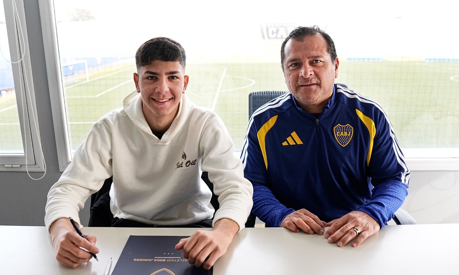 Marcelo Delgado y Franco Pérez Boca