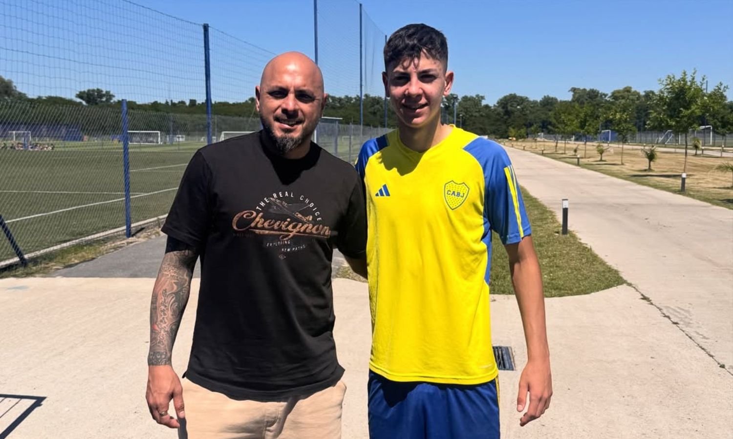 Omar y Franco Pérez Boca