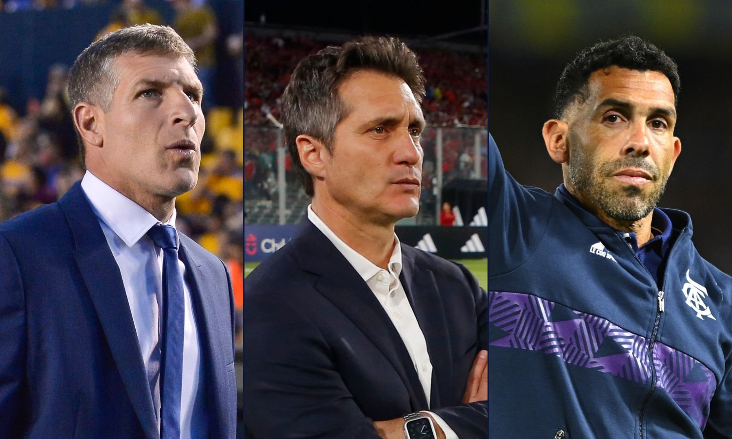 Palermo Schelotto y Tevez
